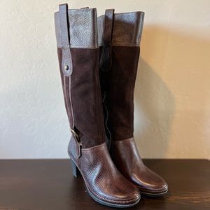 Naturalizer brown leather boots - NEW in box!